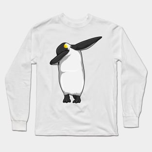 Penguin at Hip Hop Dance Dab Long Sleeve T-Shirt